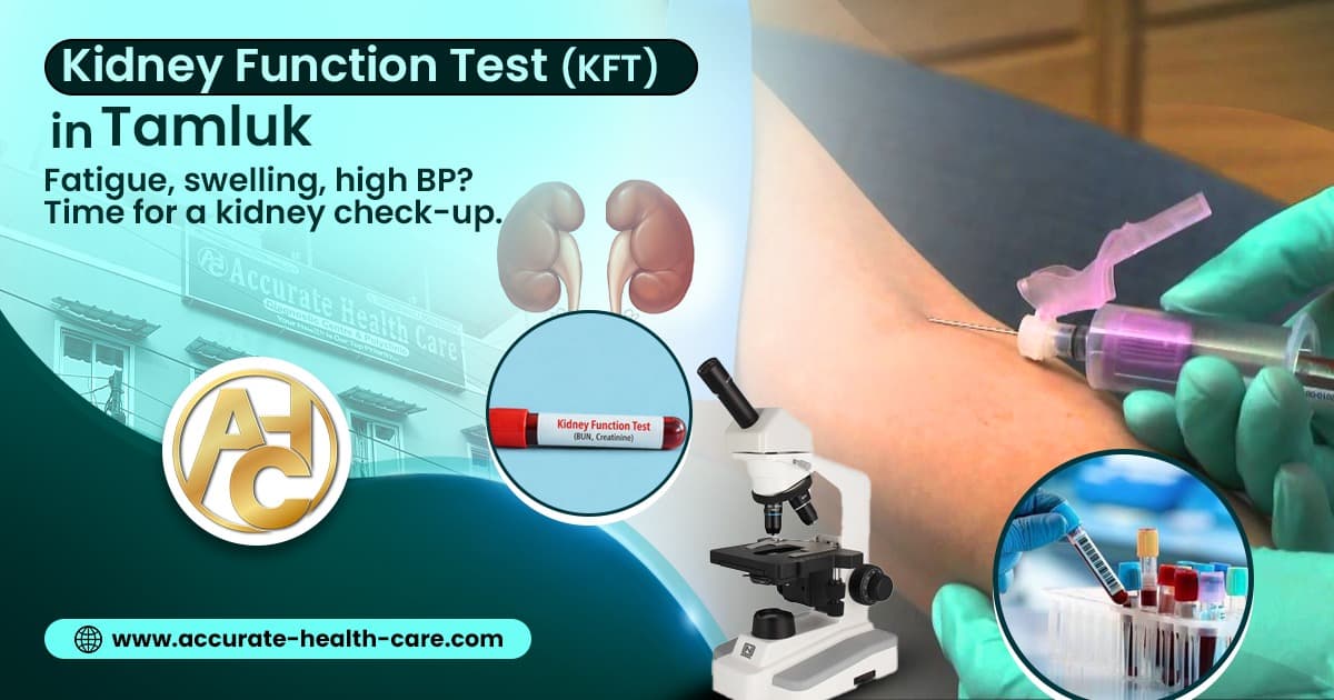 Kidney Function Test (KFT) in Tamluk: When Fatigue, Swelling & High BP Signal a Kidney Check-Up